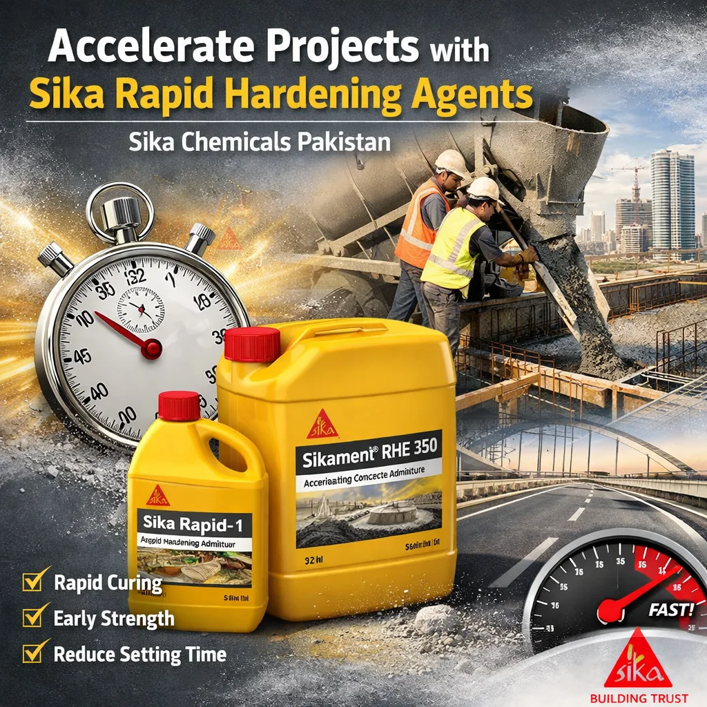 Accelerate Projects with Sika Rapid Hardening Agents | Sika Chemicals Pakistan