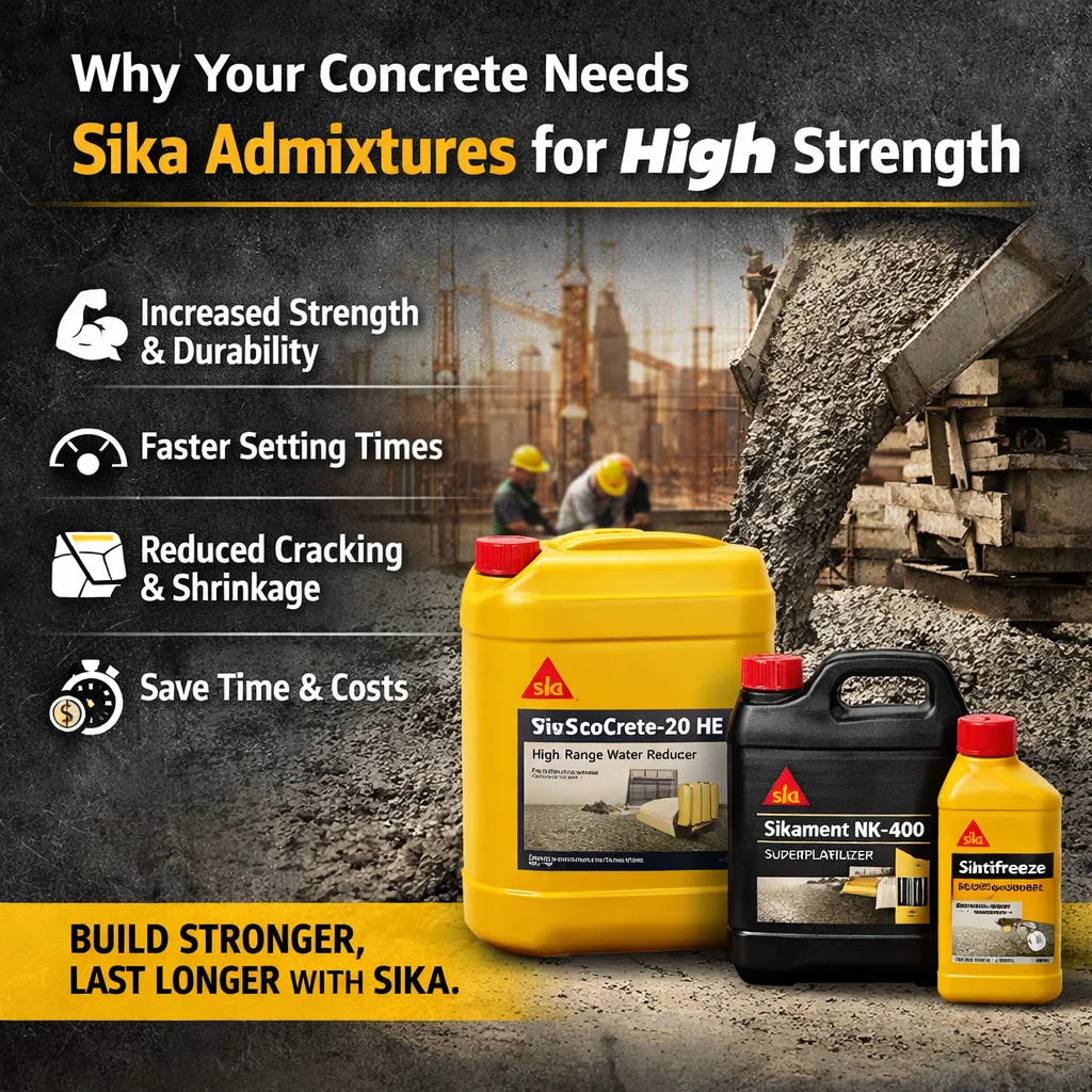 Why Your Concrete Needs Sika Admixtures for High Strength