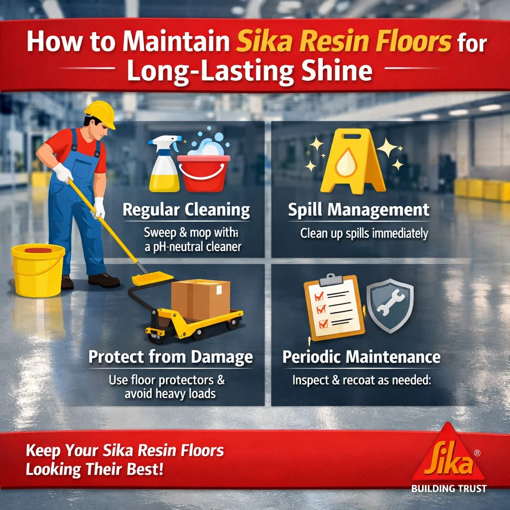How to Maintain Sika Resin Floors for Long-Lasting Shine