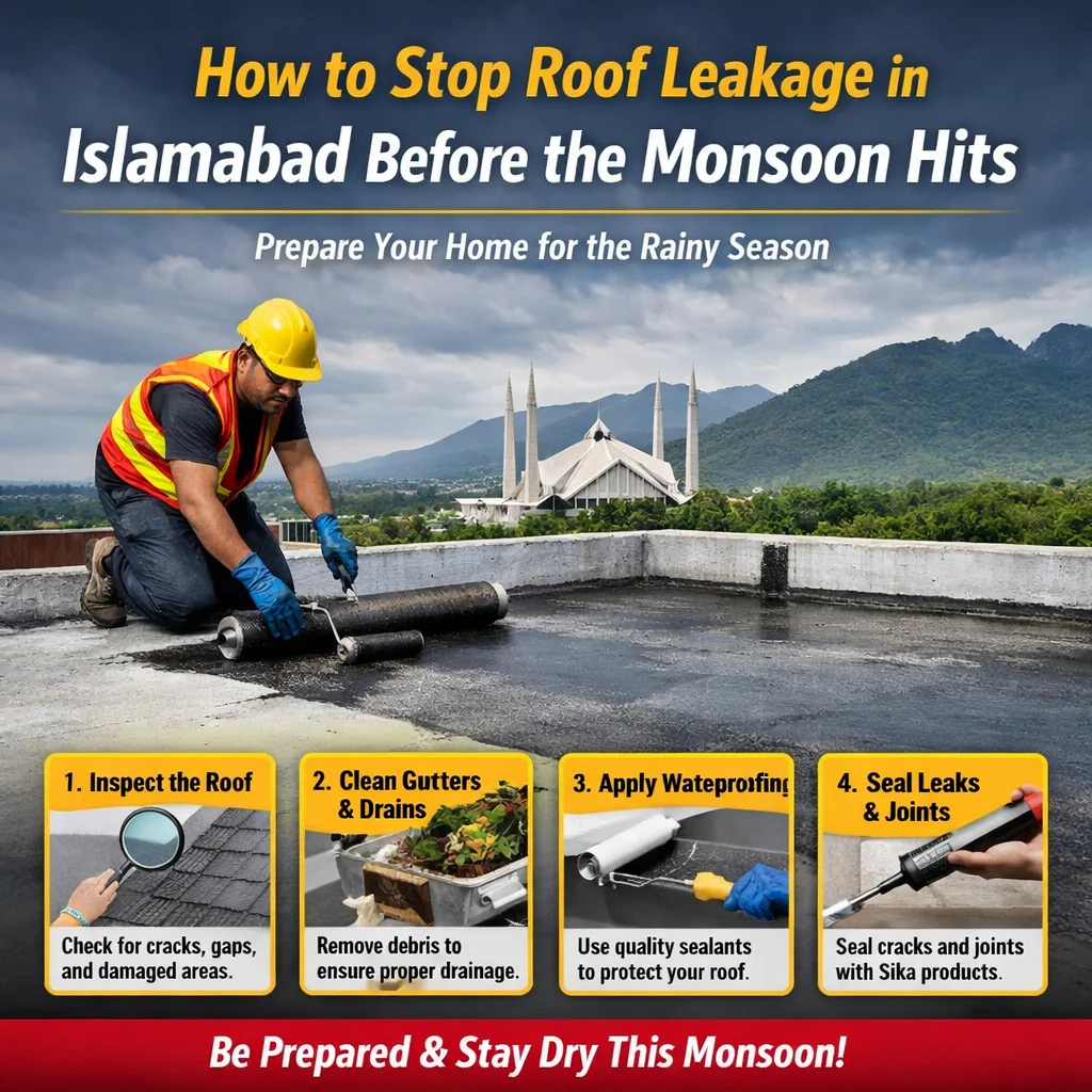 How to Stop Roof Leakage in Islamabad Before Monsoon (2026 Guide)