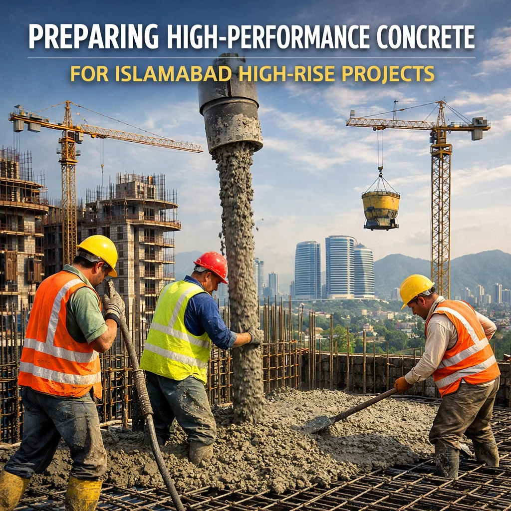 Preparing High-Performance Concrete for Islamabad High-Rise Projects | Sika Chemicals