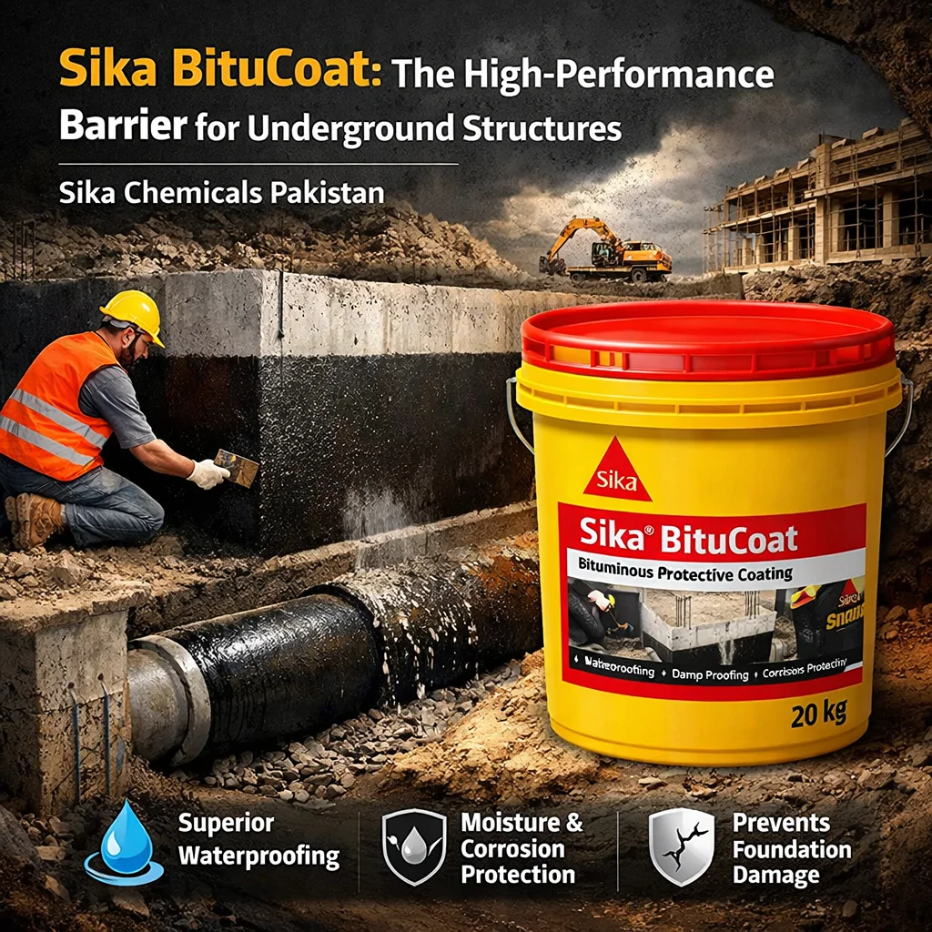 Sika BituCoat: The High-Performance Barrier for Underground Structures | Sika Chemicals Pakistan