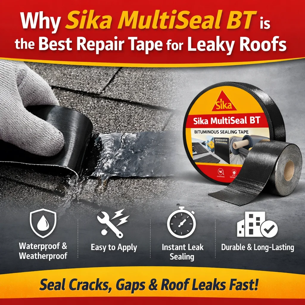 Stop Leaky Roofs Fast: Why Sika MultiSeal BT is the Best Repair Tape