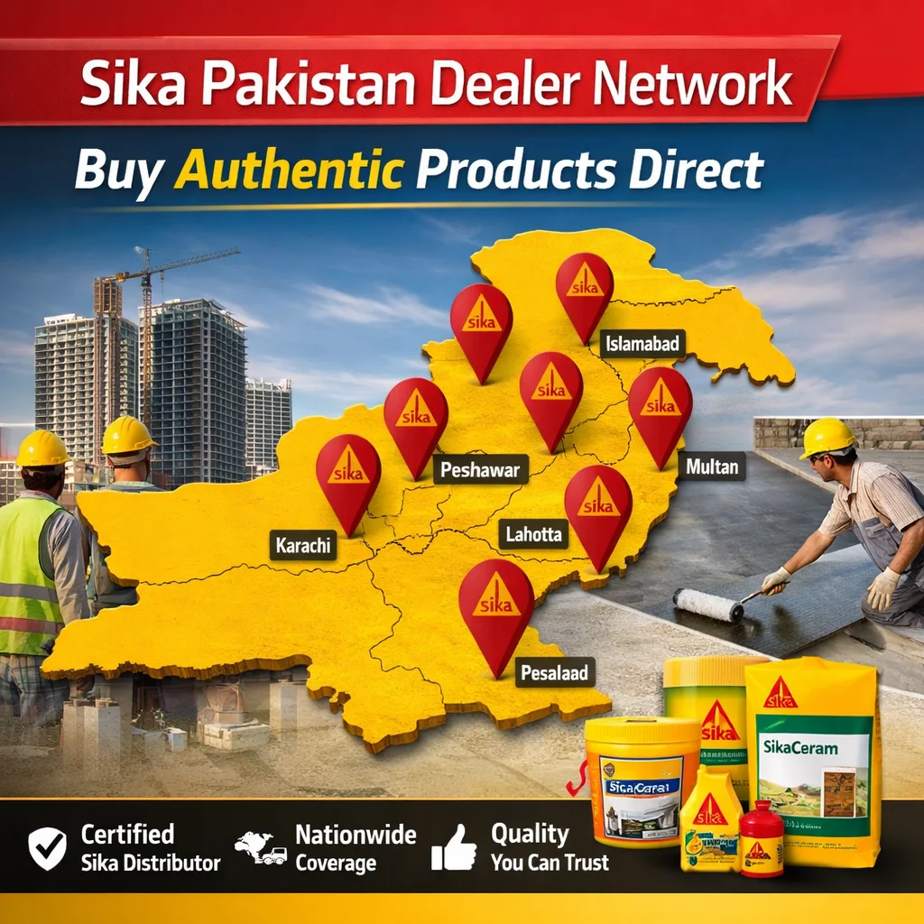Sika Pakistan Dealer Network: Buy Authentic Products Direct