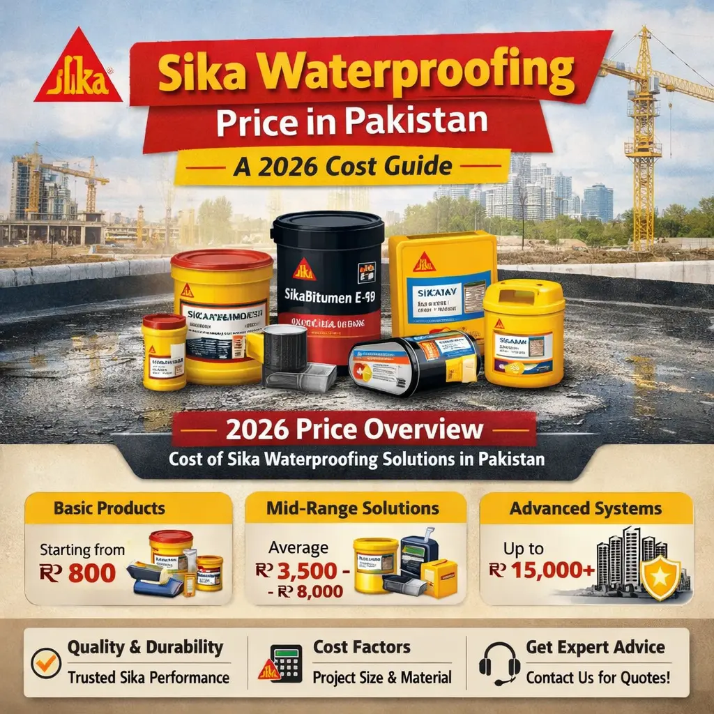 Sika Waterproofing Price in Pakistan 2026: A Complete Cost Guide