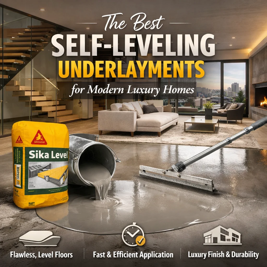 The Best Self-Leveling Underlayments for Modern Luxury Homes