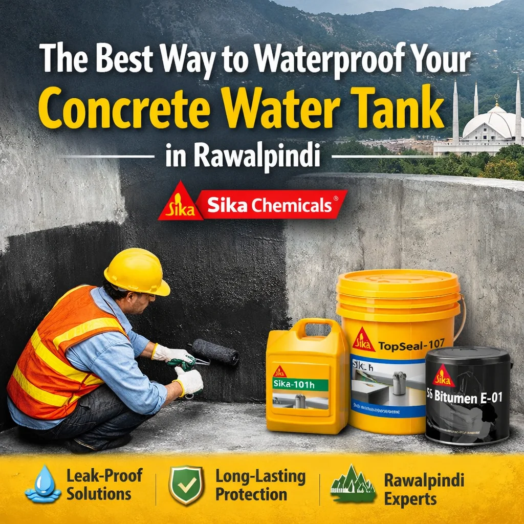 The Best Way to Waterproof Your Concrete Water Tank in Rawalpindi | Sika Chemicals