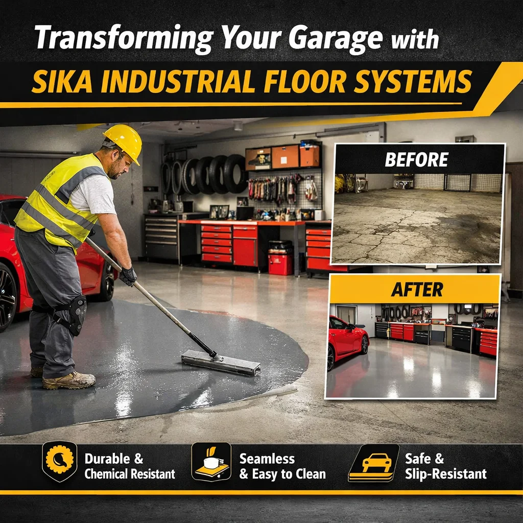 Transforming Your Garage with Sika Industrial Floor Systems | Sika Chemicals Pakistan
