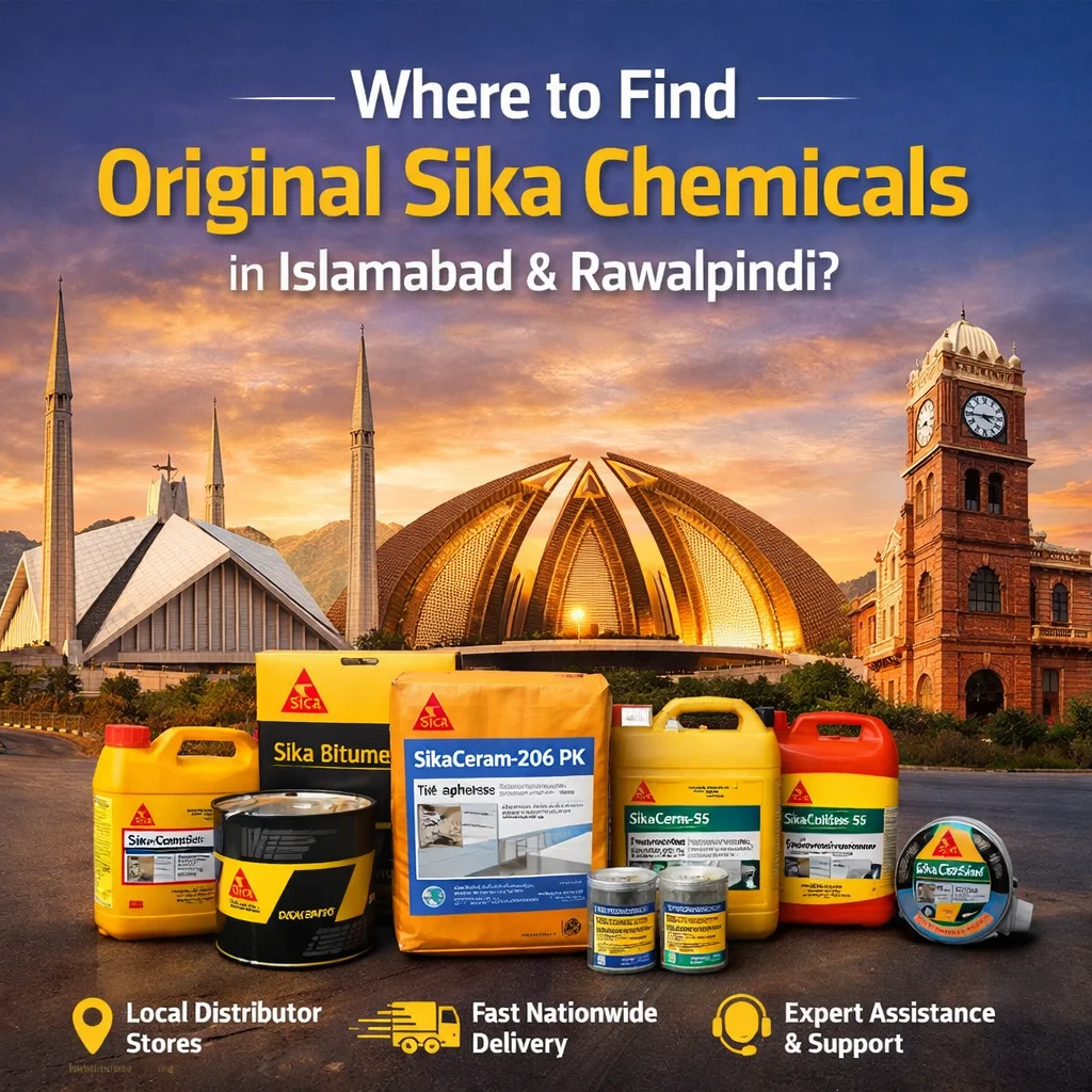 Where to Find Original Sika Chemicals in Islamabad & Rawalpindi